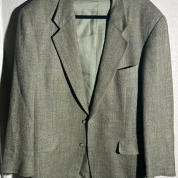 Bespoke Hemrajani Tweed Jacket Sz 42 r - Picture 2 of 6